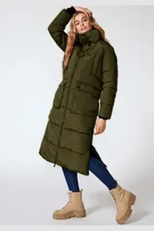 ONLY Steppmantel ONLNORA X-LONG PUFFER CC OTW grün L (40)