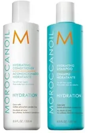 Moroccanoil Haarpflege-Set Hydration duo, Set, 2-tlg., Shampoo + Conditioner, Feuchtigkeitsspendend