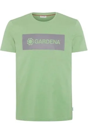 Gardena T-Shirt mit Labelprint (1, 1-tlg) grün 2XL