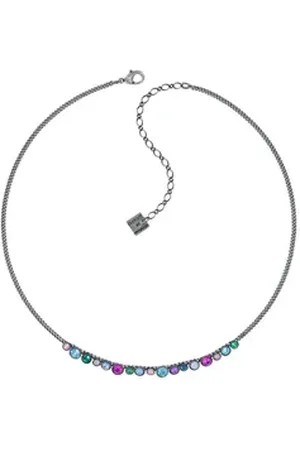 Konplott Collier Kette Collier Water Cascade Glam Multi antik Silber