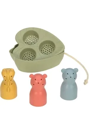 LÄSSIG LÄSSIG Badespielzeug Water Friends, olive (4-tlg) bunt
