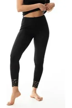 Mey Leggings Damen Serie Wool Love Uni (1-tlg) schwarz 42/44