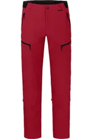 Bergson Outdoorhose LEBIKO Herren Wanderhose, robust, elastisch, Normalgrößen, rot rot normal | 60