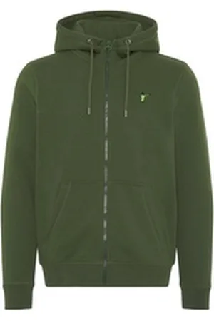 CHIEMSEE Sweatjacke Sweatjacke mit Kapuze und Jumper-Motiven 1 grün M
