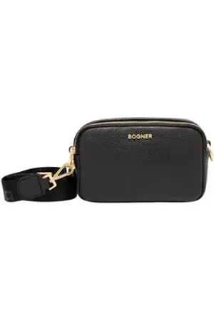 Bogner Schultertasche - Damen Schultertasche Wallis Avy schwarz