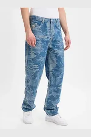Karl Kani Straight-Jeans blau 32