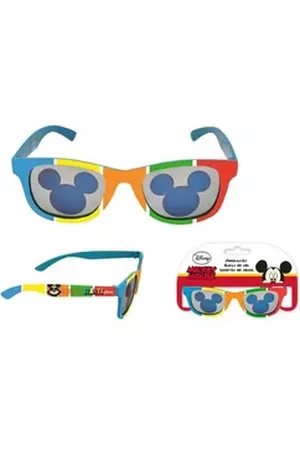 Disney Disney Mickey Mouse Sonnenbrille Freizeitbrille für Kinder – Cooles Design für draußen bunt