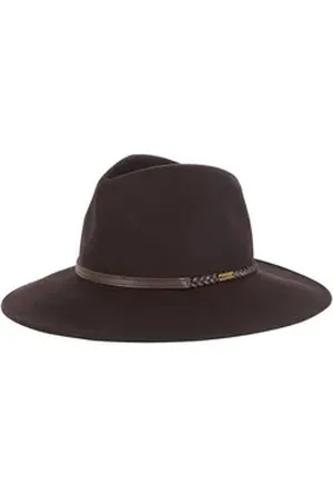 Barbour Outdoorhut Filzhut Tack Fedora braun S