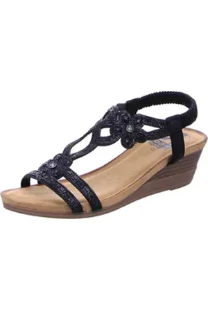 2Go Keilsandalette schwarz 40 EU