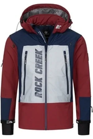 rock creek Softshelljacke Herren Softshelljacke Wanderjacke H-238 rot L