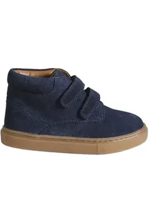 Vertbaudet Jungen Klett-Sneakers aus Leder Sneaker blau 26 EU