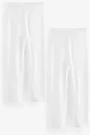 Next Leggings Kind to hautfreundlicher Leggings, 2er-Pack (2-tlg) weiß 5-6 Jahre
