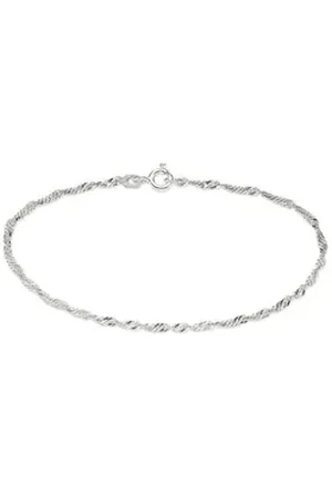 Bruno Banani Armband Schmuck Geschenk Silber 925 Armschmuck Armkette Singapurkette, Made in Germany silberfarben