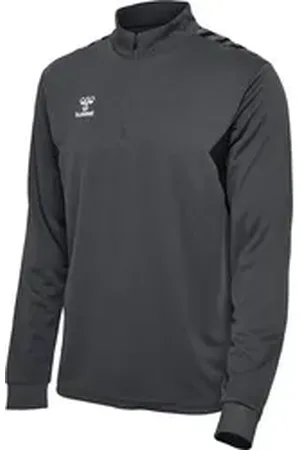 Hummel Trainingsjacke Hmlauthentic Half Zip Sweat grau L