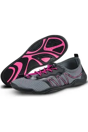 Aquaspeed Damen Badeschuhe KAMELEO Gr. 39 – Komfortabel & atmungsaktiv Wasserschuh (Atmungsaktive Damen-Badeschuhe – flexibel & schützend) Damenfreundlich, rutschhemmend & schnelltrocknend grau|rosa 39