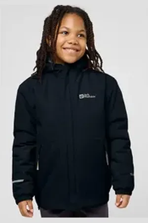 Jack Wolfskin Outdoorjacke BLOCKY JACKET K blau 128