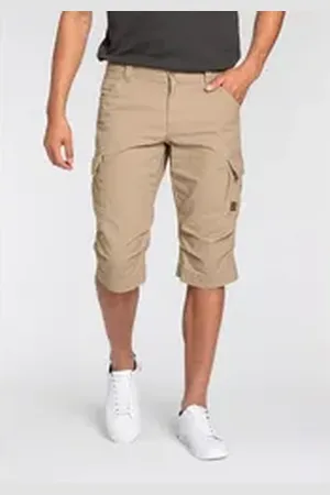 Bruno Banani Jeansbermudas schmale Passform, gerade Beinform, mit Cargotaschen beige 40