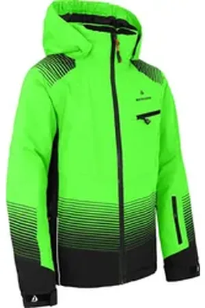 Bergson Skijacke VEIKO Kinder Skijacke, warm, funktional und stylisch, Normalgrößen, Gecko g grün 176