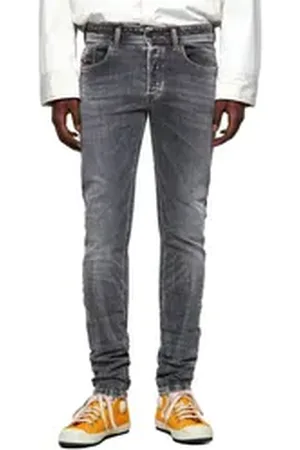 Diesel Skinny-fit-Jeans Sleenker-X 009FW Herren Jeans Hose Skinny grau W27