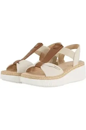 TOM TAILOR Sandalen mit Keilabsatz Keilsandalette (1-tlg) weiß 40 EU