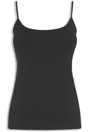 Next Trägertop Top mit schmalen Trägern (1-tlg) schwarz 92 (GB: 18 Tall)