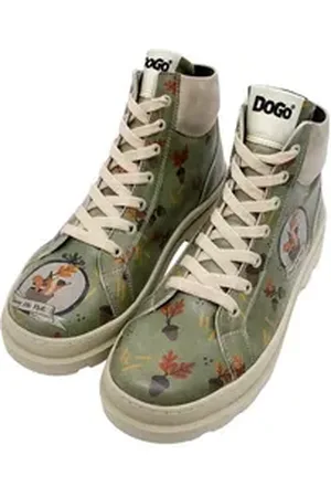 Dogo Damen Adriana Farbig Vegan Damen Boots / Female Winterboots Vegan grün 40 EU