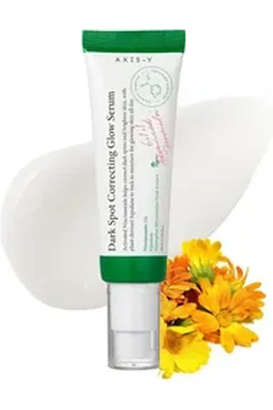 AXIS-Y Anti-Falten-Serum Dark Spot Correcting Glow Serum 5 % Niacinamide Hyperpigmentierung, 1-tlg., Aufhellung, Dunkle Flecken, Falten, Flüssigkeitszufuhr