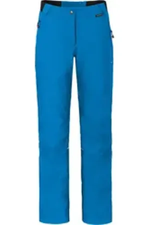 Bergson Regenhose LYNDE COMFORT Thermo Damen Regenhose, leicht wattiert, 12000 mm Wassersäule, Kurzgrößen, b blau kurz | 23
