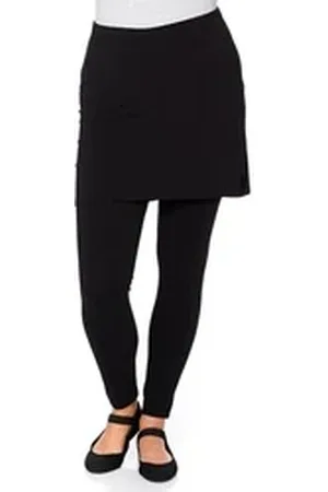 Sheego By Joe Browns Leggings Große Größen Raffinierte Leggings mit Rock schwarz 58