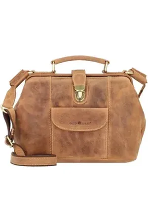 Greenburry Henkeltasche Vintage, Leder braun