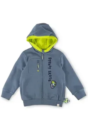 sigikid Sweatjacke Sweatjacke Sporty Dino (1-tlg) blau 110