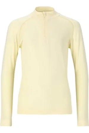 Endurance Langarmshirt Halen Jr. (1-tlg) aus atmungsaktivem 4-Wege-Funktionsstretch gelb 128/140