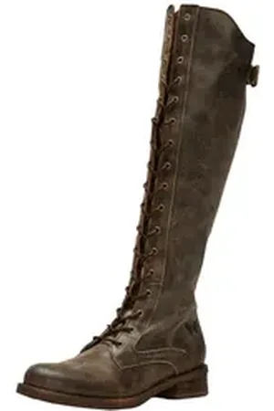 Felmini Stiefel Leder Bikerboots grau 41 EU