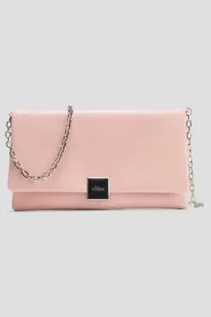 QS by s.Oliver Tragetasche Kleine Clutch in Leder-Optik