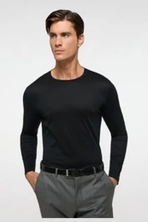 ETERNA Langarmshirt schwarz S