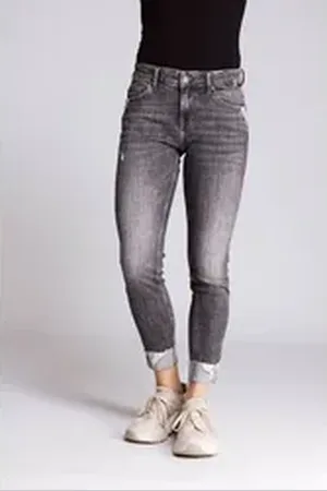 Zhrill Regular-fit-Jeans NOVA im 5-Pocket-Style grau 25
