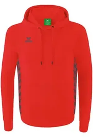 Erima Hoodie Herren Essential Team Kapuzensweat (1-tlg) rot XL