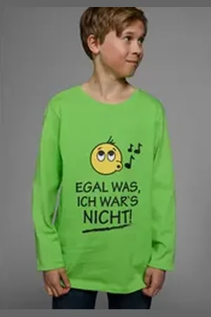 Kidsworld Langarmshirt EGAL WAS, ICH WAR