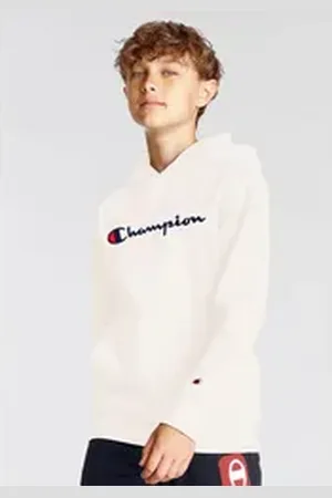 Champion Kapuzensweatshirt für Kinder weiß M (140/146)