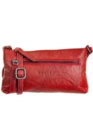 Bagsac Umhängetasche Casual Damen Umhängetasche B487003 (ein Stück, 1-tlg), Innenfächer rot