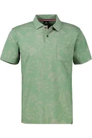 Lerros Poloshirt Poloshirt mit Stretchanteil in Übergrößen grün 5XL