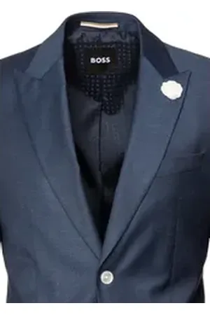 HUGO BOSS Sakko Hutson-Peak (1-tlg) blau 56