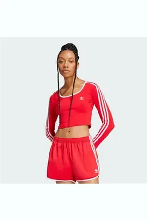 adidas Originals Sporttasche ADICOLOR 3-STREIFEN CROP LONGSLEEVE rot 2XL