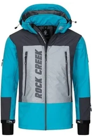 rock creek Softshelljacke Herren Softshelljacke Wanderjacke H-238 blau XXXL