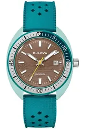 BULOVA Quarzuhr Quarz Snorkel Petrol braun