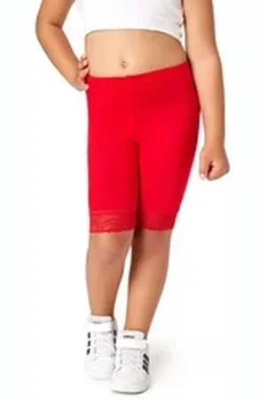 Merry Style Leggings Mädchen Kurze Hose MS10-434 (1-tlg) aus Viskose rot 110