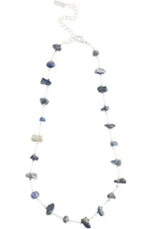 Next Collierkettchen Vergoldete Halskette mit Halbedelsteinsplittern (1-tlg) goldfarben Amethyst