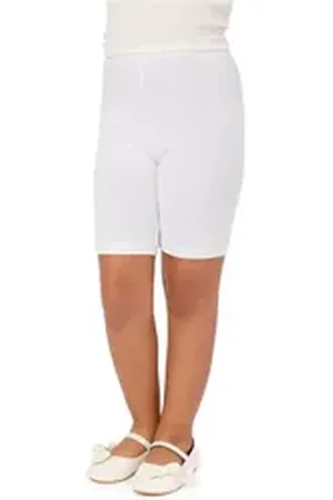 Merry Style Leggings Mädchen Kurze Hose Radlerhose MS10-227 (1-tlg) aus Baumwolle weiß 152