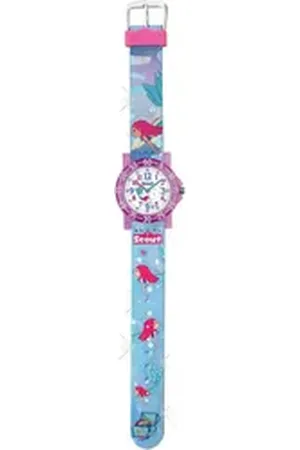 Scout Quarzuhr The It-Collection 280375032, Armbanduhr, Kinderuhr, Lernuhr, Geschenkidee, Schulanfang,Meerjungfrau blau