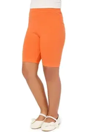 Merry Style Leggings Mädchen Kurze Hose MS10-132 (1-tlg) aus Viskose orange 110